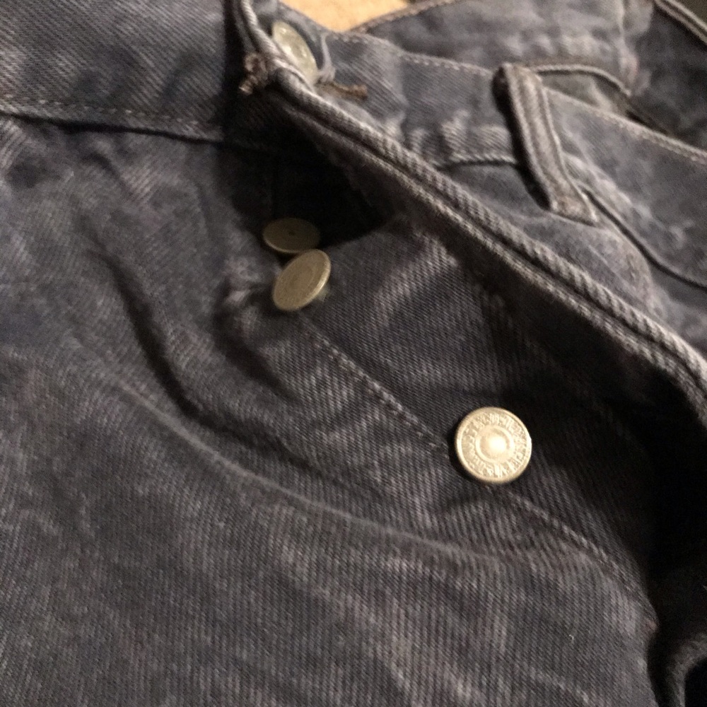 Levi’s 501 Charcoal Gray Button Fly Jeans 36x34 - Picture 7 of 7